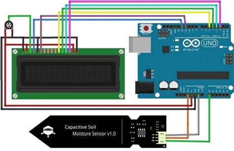 Interface Capacitive Soil Moisture Sensor v1.2 with Arduino