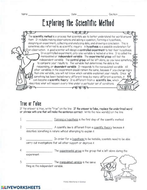 Image result for Scientific Method Study Guide Answer Key