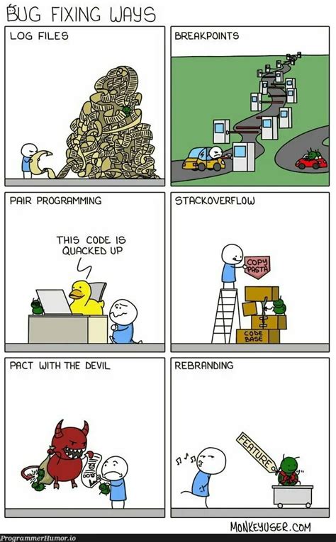 Image result for Programming Bug Fix Meme