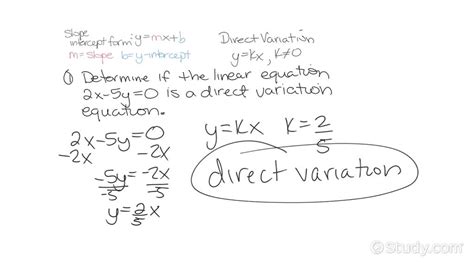 Image result for Examples of Direct Variation Equations
