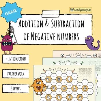 Image result for Addition with Negative Numbers Fun