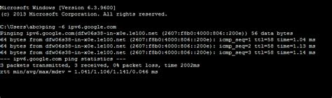 Ping IPv6 Address に対する画像結果