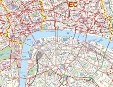 Postcode District Map London に対する画像結果