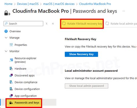 Toradh íomhá ar M1 Mac FileVault Recovery Window