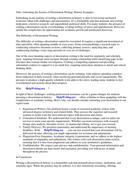 Image result for History Dissertation Question Examples