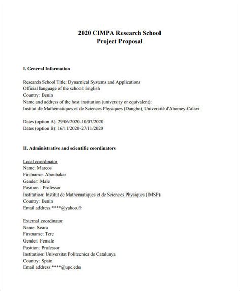 Image result for Example of Project Proposal for School