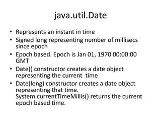 Toradh íomhá ar Date and Time Class in Java