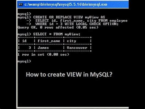 Image result for View in MySQL