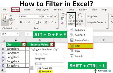 Toradh íomhá ar How to Add Filter and Sort in Excel