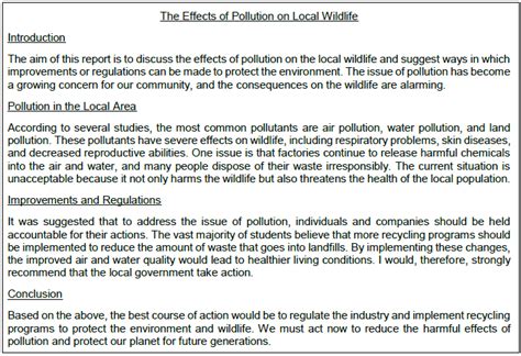 Toradh íomhá ar How to Write a Report Paper Format