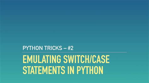 Image result for Switches in Python
