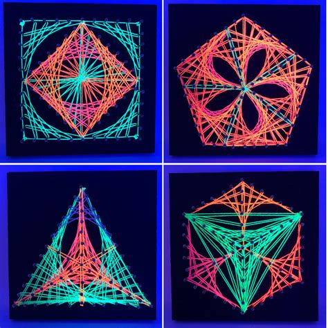 Image result for Geometric String Art Patterns Printable