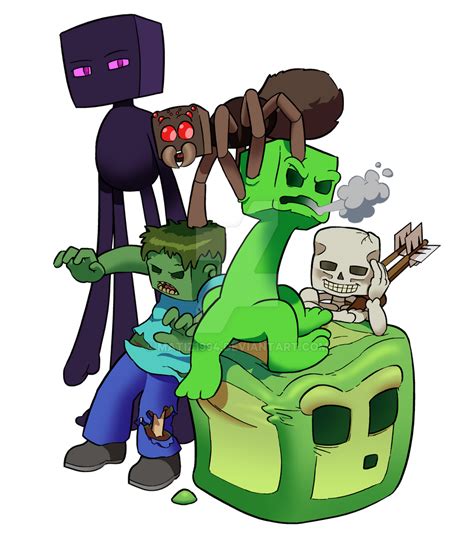 Image result for All Minecraft Mobs Drawings