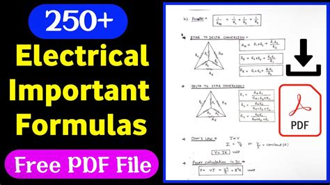Image result for Electrical Engineering Formulas