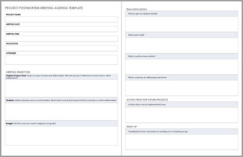 Image result for Post-Mortem Lessons Learned Template