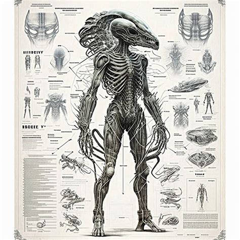 Image result for Alien Xenomorph Anatomy