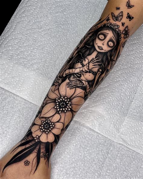 Image result for The Corpse Bride Tattoo