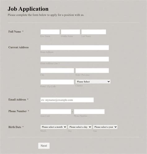Free Job Application Samples に対する画像結果