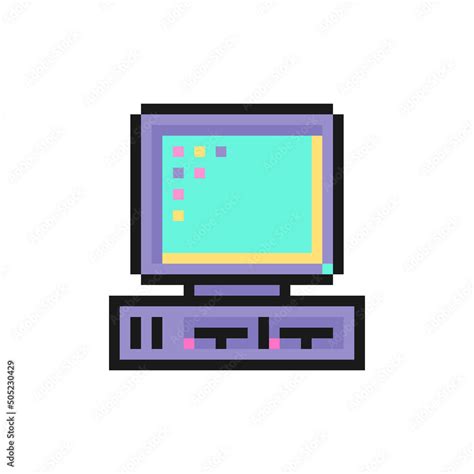 Image result for Pixelated Computer Icon