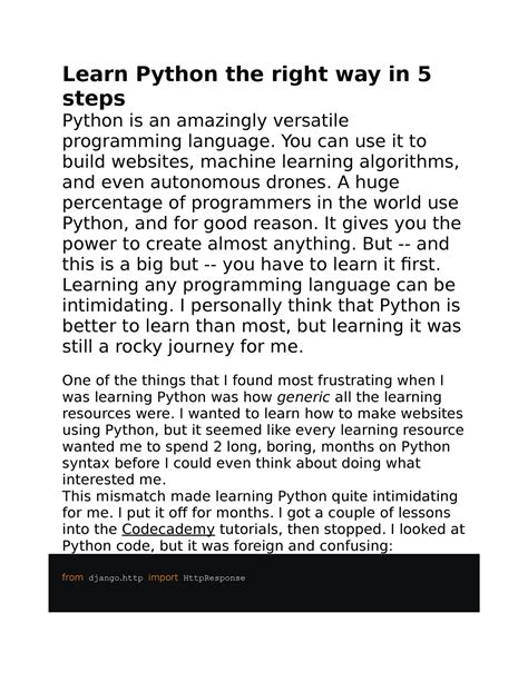 Image result for Steps to Learn Python