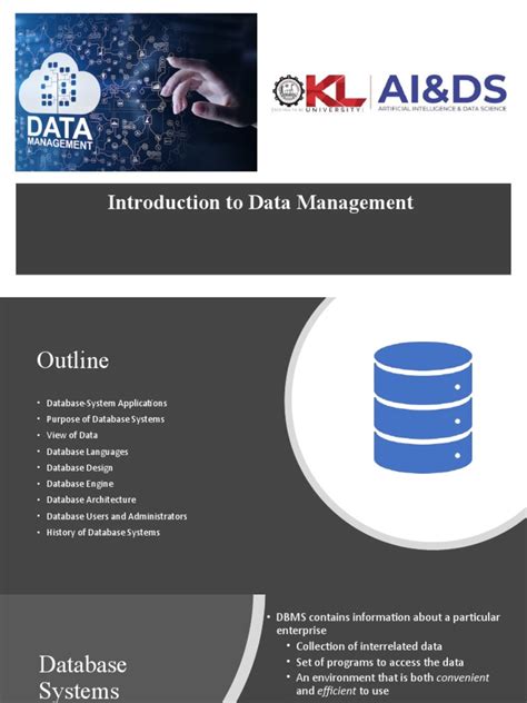Image result for Introduction to Data Management