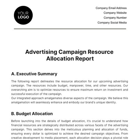 Image result for Example of Resource Allocation Report