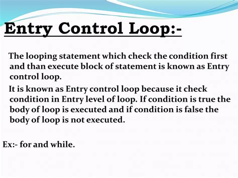 Toradh íomhá ar For Looping Statement Syntax