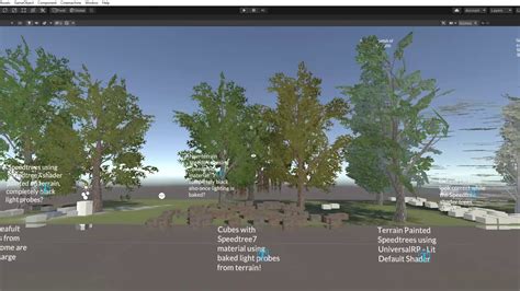 Toradh íomhá ar Evergreen Tree Prefabs for Unity