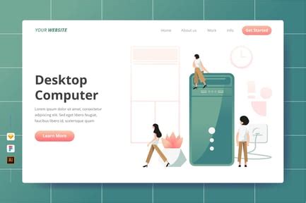 Landing Page Computer に対する画像結果