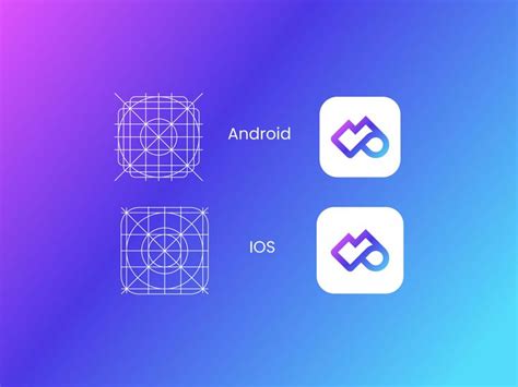 Image result for iOS and Android App Icon Grid Template