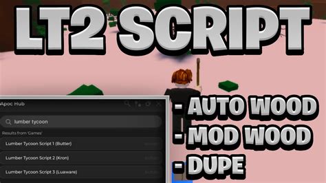 Toradh íomhá ar Wood Dupe Script Lumber Tycoon 2