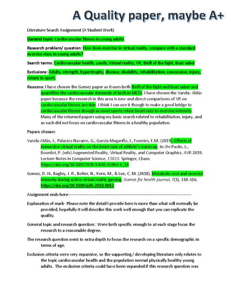 Image result for Literature Search Example