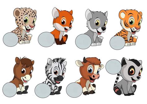 Preschool Learning Activities with Cartoon Animals