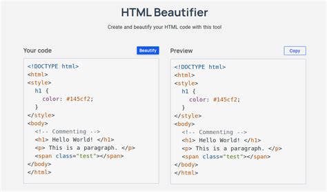 Image result for Code Beautify HTML