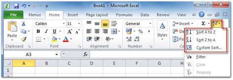 Image result for Sorting in Excel 365