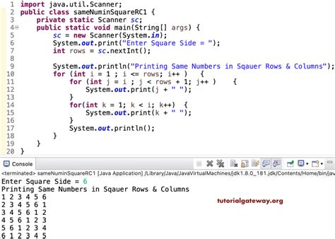 Column and Row in Java に対する画像結果