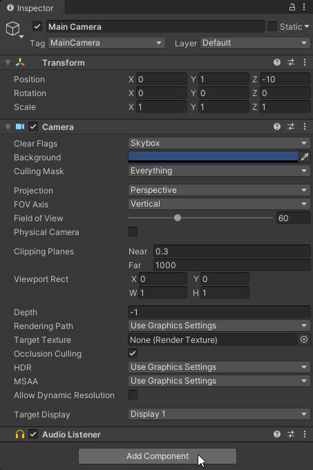 Image result for Unity Inspector Add Component