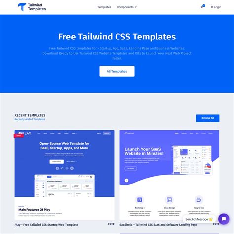 Image result for Tailwind CSS Blog Template