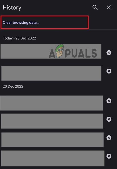 Image result for Clear Cache Chrome Android