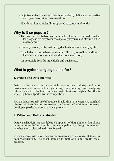 Image result for What Is Python Language PDF