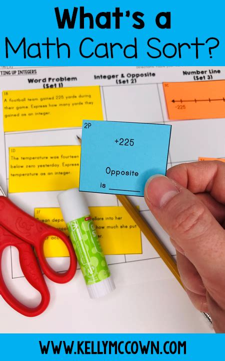 Image result for Math Card Sort