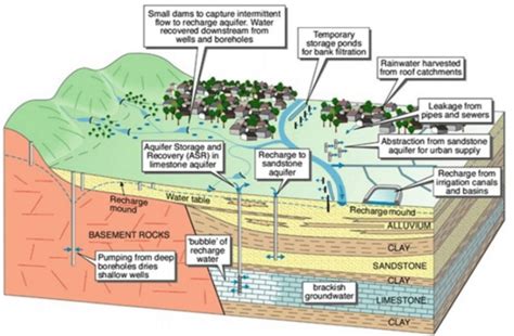 Managed aquifer recharge is adapted to the local hydrology and ...