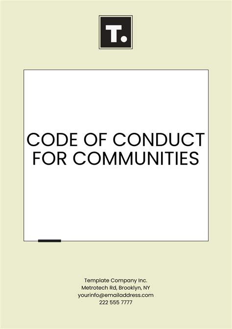 Den Code of Conduct Printable に対する画像結果