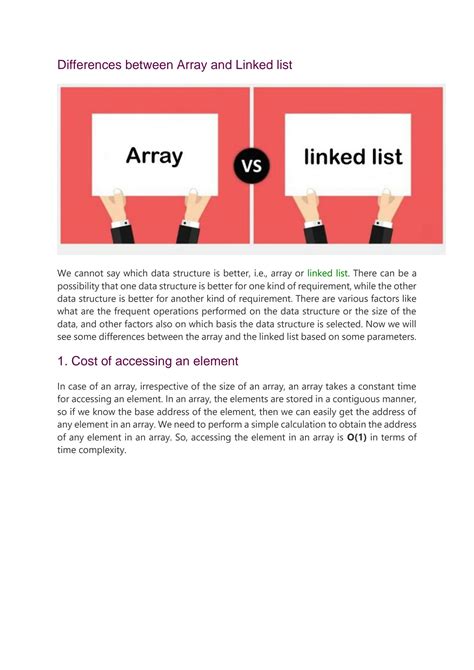 Image result for Difference Between Array and Linked List