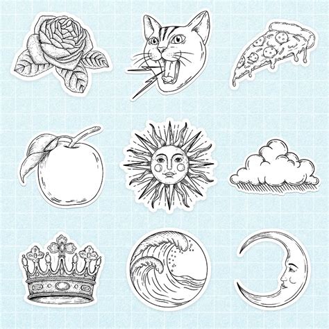 Image result for Drawing Sticker Designs
