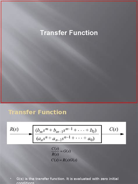 Image result for Transfer Function Example Pro