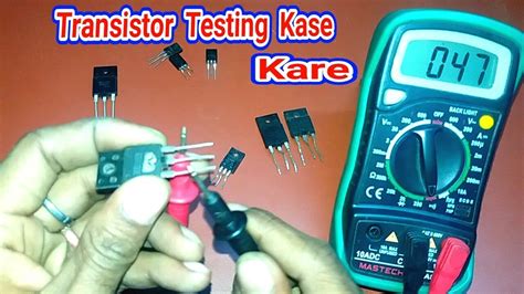 Image result for How to Test Power Transistors