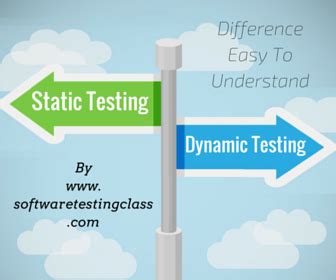 Toradh íomhá ar Difference Between Dynamic and Static Test
