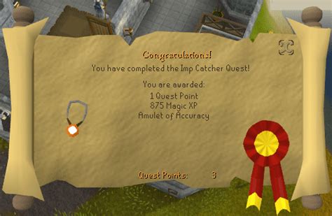 Toradh íomhá ar Imp Catcher OSRS Quest