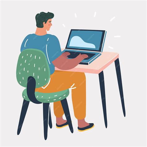 Image result for Back Facing Computer Cartoon Drawing